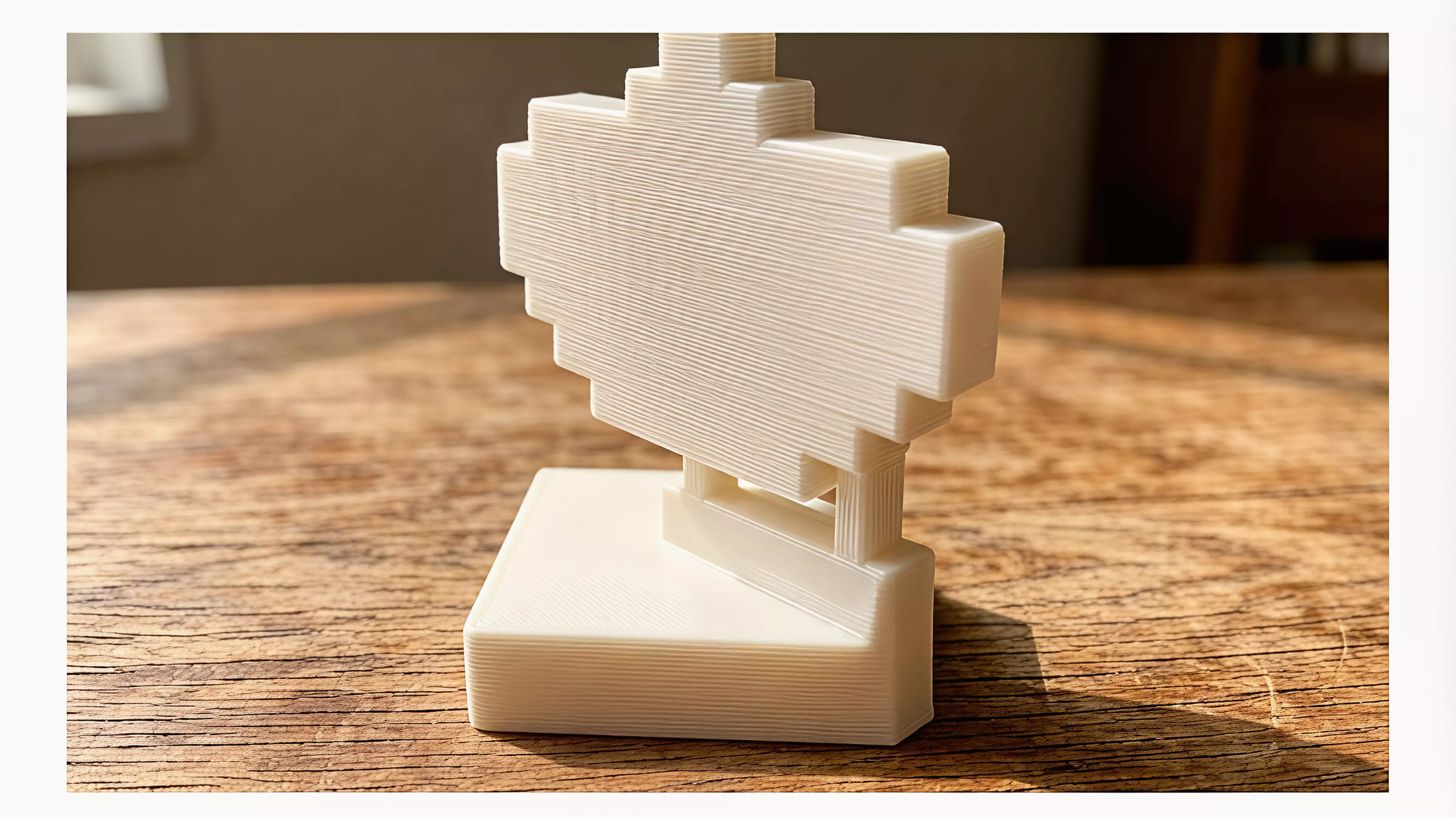 A two-part printable cupcake whose lifted frosting transforms its wall shadow into a hot-air balloon.