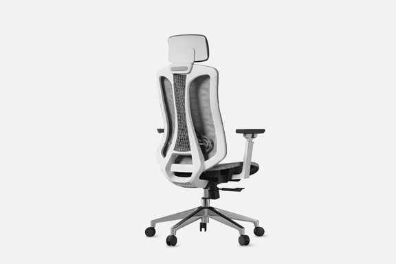 Logicfox Ergonomic Office Chair: Saddle-shaped Mesh Seat