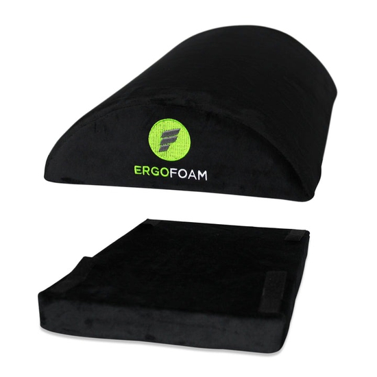 ErgoFoam Foot Rest for Under Desk at Work - Chiropractor Endorsed