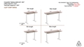 electric-stand-up-desk-frame-dual-motor-2-stage-height-adjustable-with-memory-controller-white - Autonomous.ai