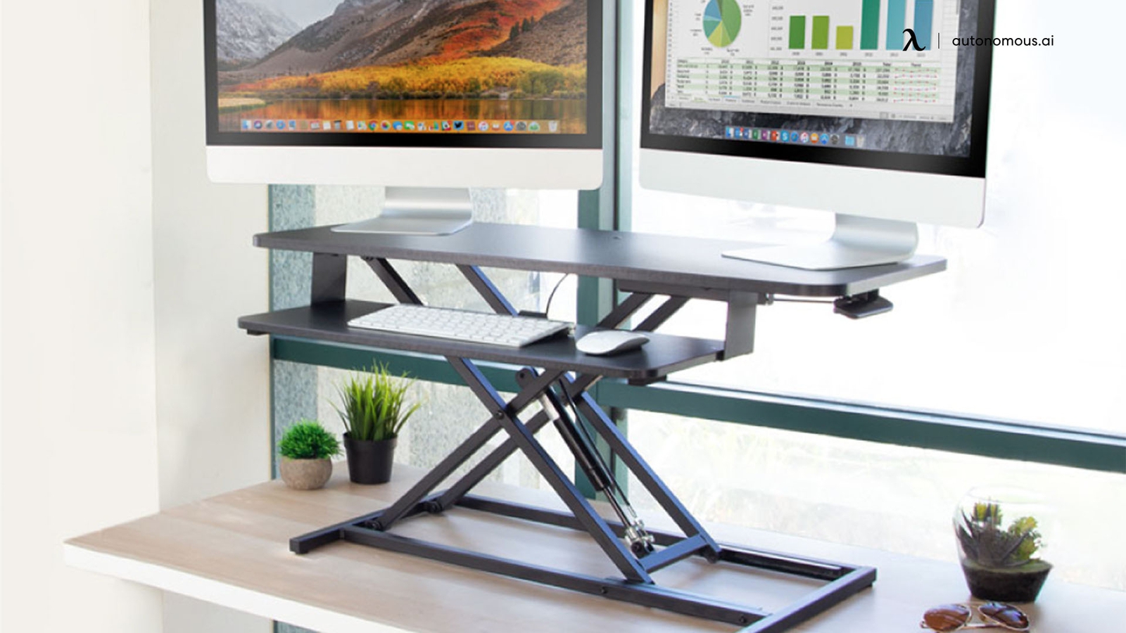 Mount-It! Desk Converter Review Height Adjustable Workstation of 2023