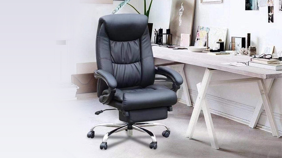 Duramont reclining office chair top with lumbar support