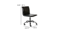 skyline-decor-low-back-designer-armless-chair-with-black-frame-and-base-black - Autonomous.ai