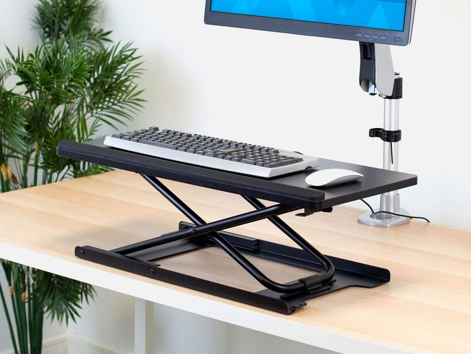 Mount-It! Height-Adjustable Standing Keyboard Platform