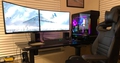 image of desk setup 2 monitor - Autonomous.ai
