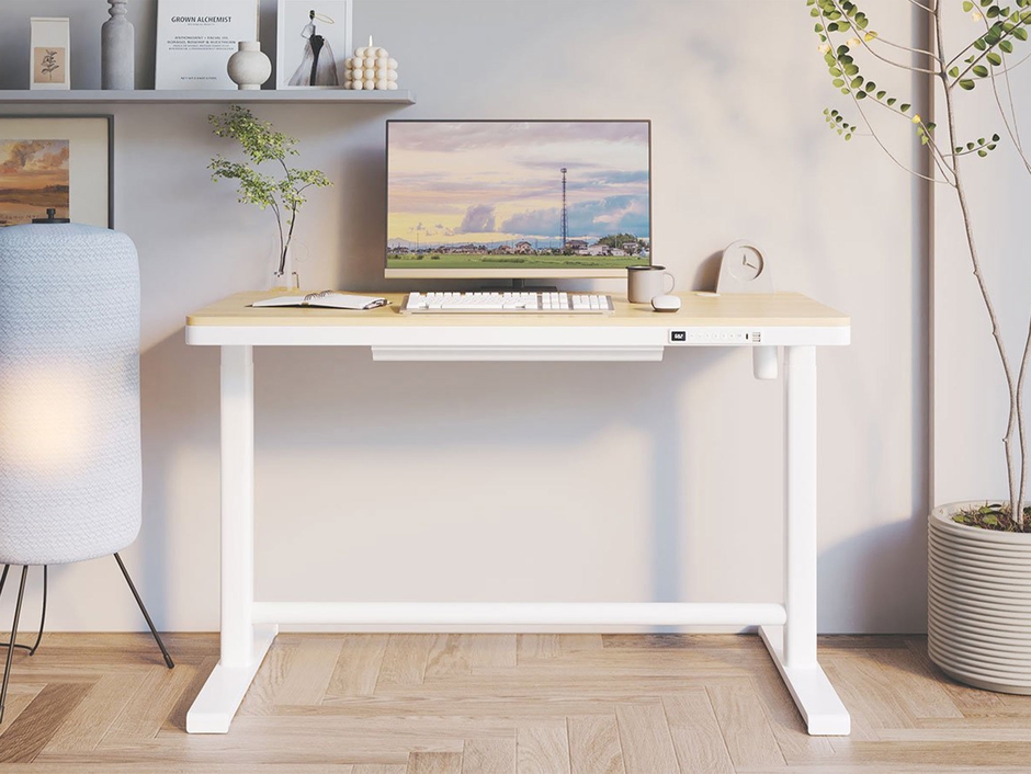 Northread Standing Desk with Drawers: Charging Port
