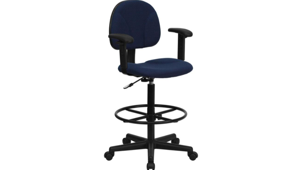Skyline Decor Drafting Chair: Adjustable Arms - Autonomous.ai