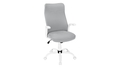 Trio Supply House White Grey Fabric: Multi-Position Chair - Autonomous.ai