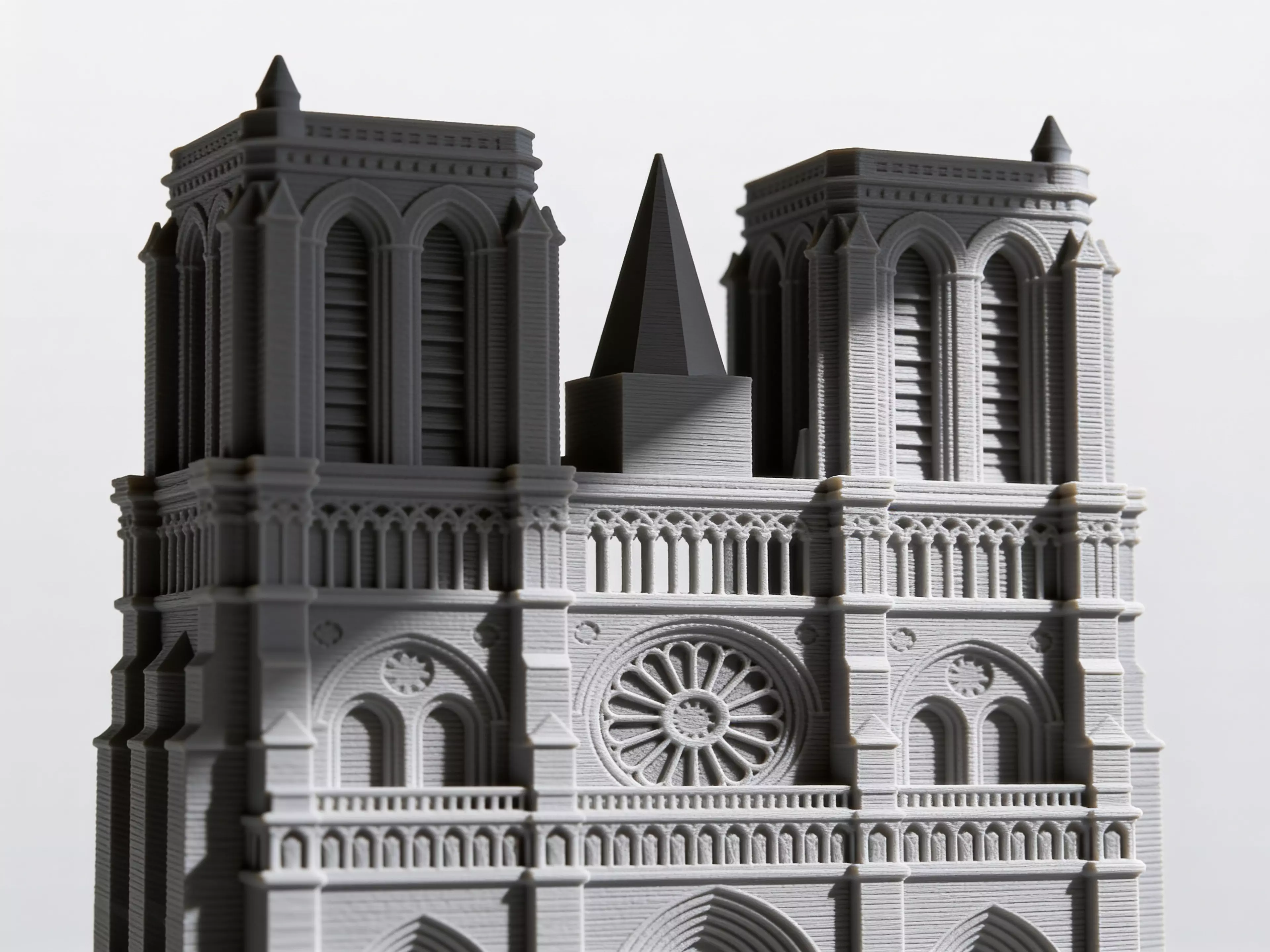 The Calibration Cathedral is a Gothic micro-cathedral that is secretly a complete FDM torture test: self-supporting pointed-arch windows, a graduated flying-buttress overhang staircase, tapered spires and pinnacles for bed adhesion and fine detail, a bridging rose window, a print-in-place captured…
