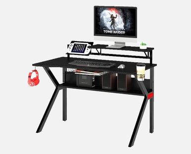 Benzara Compact Gaming Desk