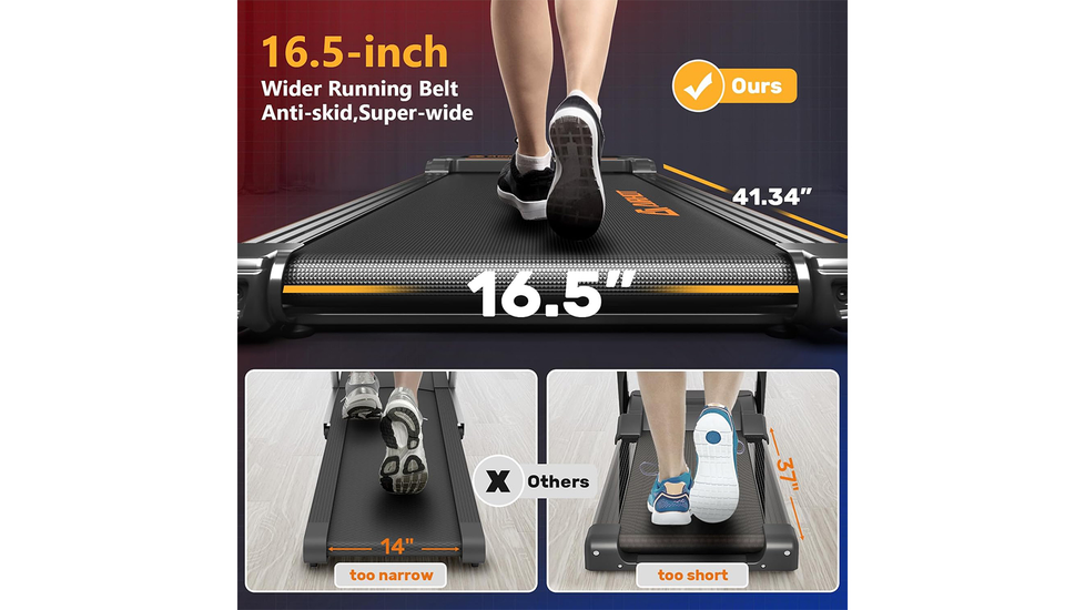 Dropship 2 In 1 Under Desk Electric Treadmill 2.5HP, With