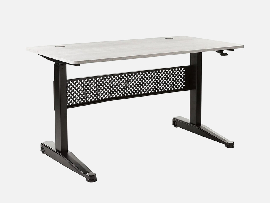 ApexDesk Standing Desk: Pneumatic Lift Mechanism