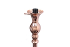 all-the-rages-classic-1-light-torchiere-floor-lamp-rose-gold-white-shade