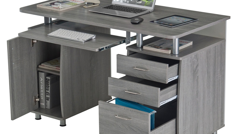 Techni Mobili Complete Workstation Computer Desk