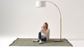 Image aout Logen Led Floor Lamp by Brightech Brass 5 - Autonomous.ai