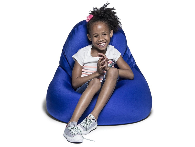 Jaxx Nimbus Spandex Bean Bag Chair, Small