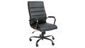 Skyline Decor High Back Black LeatherSoft Office Chair - Autonomous.ai