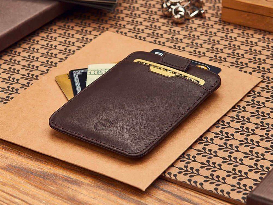 Vaultskin CHELSEA: Slim Leather Wallet for Front Pocket - RFID-Blocking 