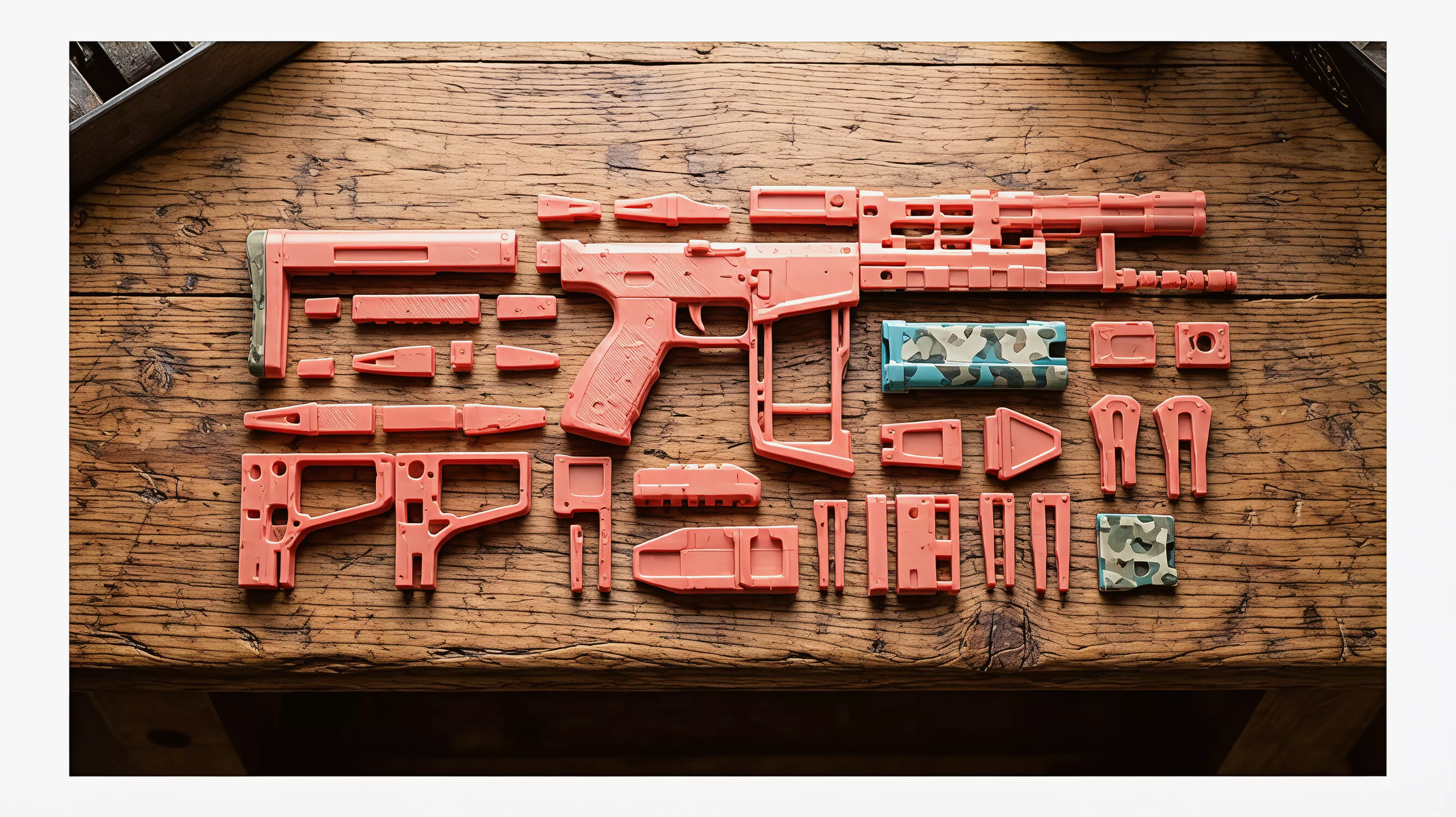 A display print lifted straight from a single concept photo by TRELLIS 2 image-to-3D — the photographed object as a solid, bed-ready figurine (24 part(s), 150mm wide).