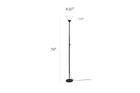all-the-rages-1-light-stick-torchiere-floor-lamp-black