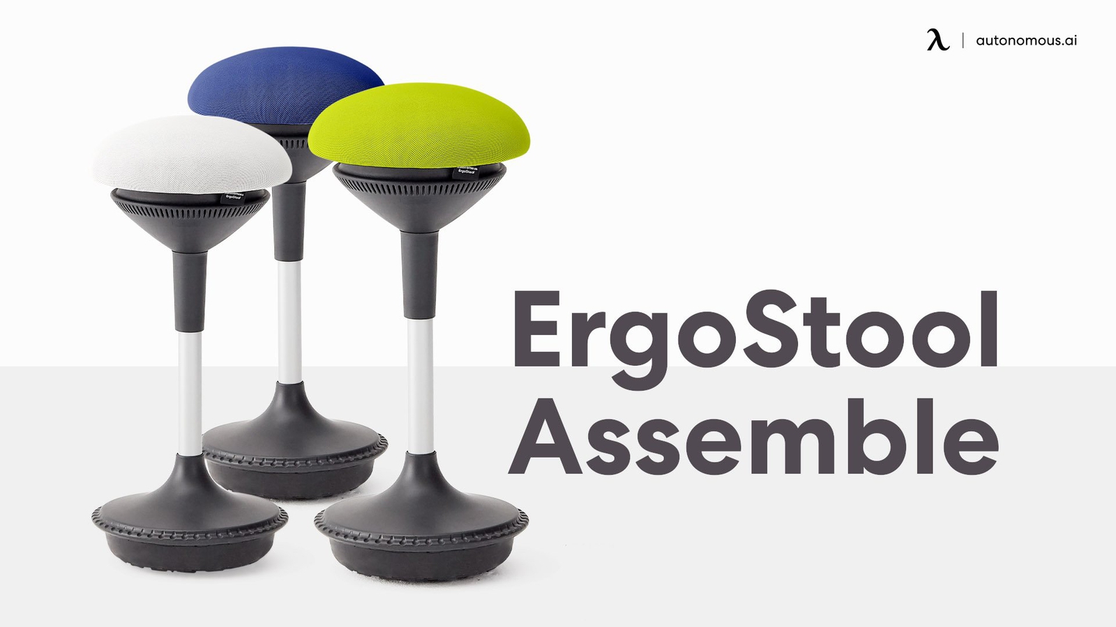 Three Simple Steps to Assemble ErgoStool Yourself
