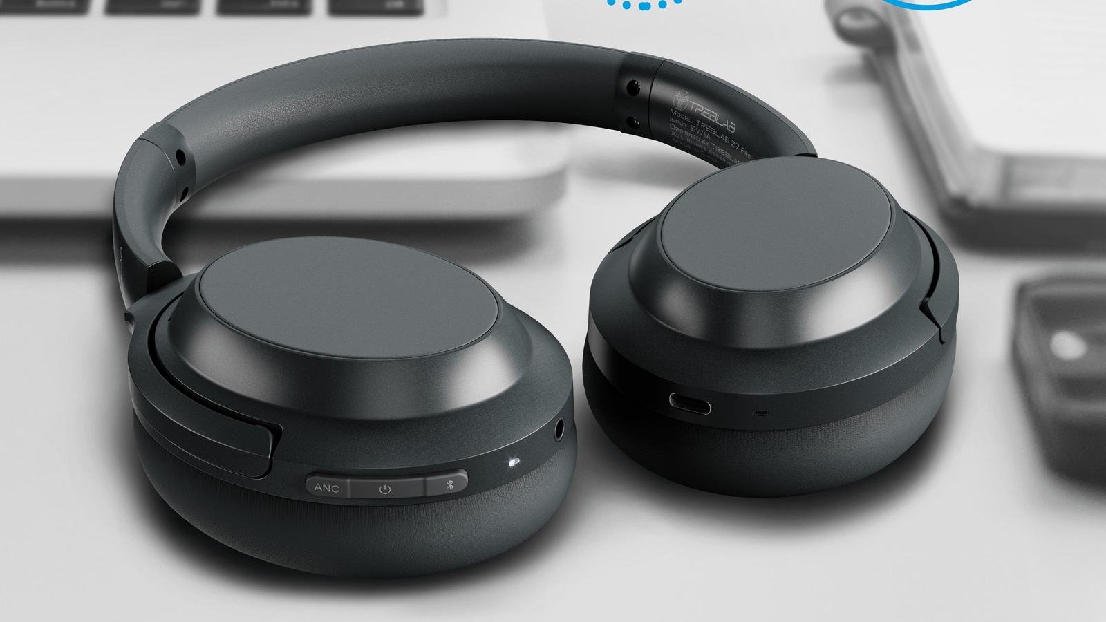TREBLAB Z7 PRO - Hybrid Active Noise Canceling Headphones