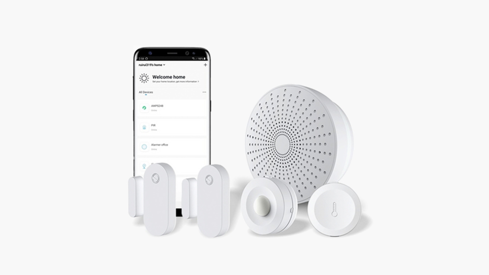 Smart Home DIY Wireless Alarm Security System 5 Pieces Kits - Autonomous.ai