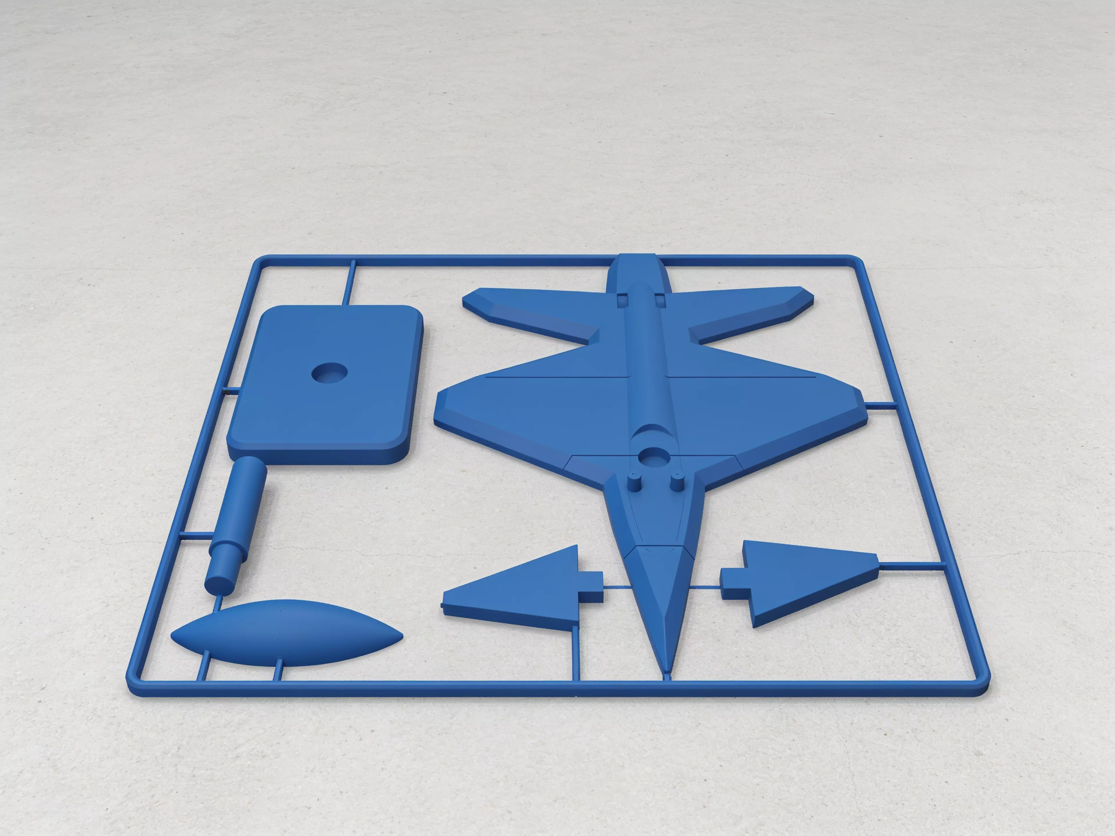 A 3D-printable decorative item 15cm long.