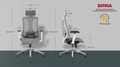logicfox-ergonomic-office-chair-saddle-shaped-mesh-seat-full-mesh-ergonomic-office-chair-pro-by-logicfox - Autonomous.ai