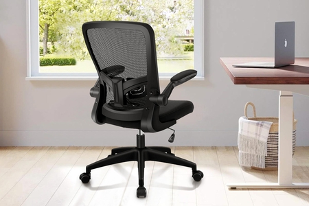 KERDOM Office Chair: Flip-up Arms