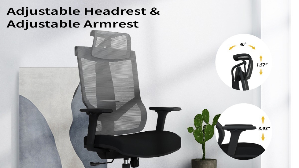 Dropship Ergonomic Office Chair Adjustable Height Computer Chair