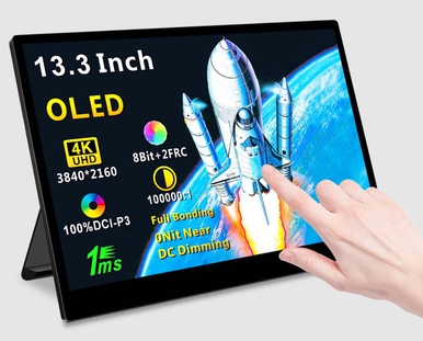 Magedok 13.3 Inch OLED 4K UHD Portable Touch Monitor