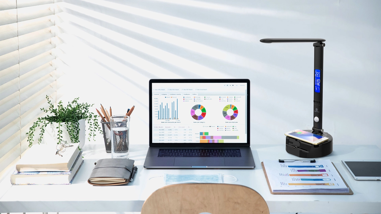 Autonomous desk light hot sale