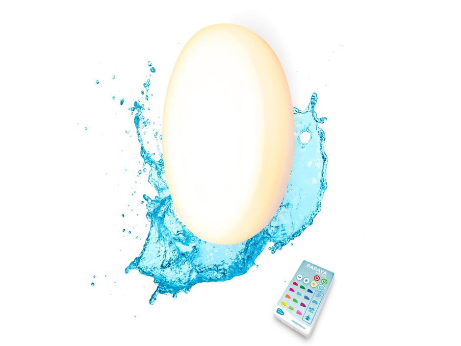 NEWGARDEN Cordless LED Papaya Waterproof Pool Light 800 Lumens: Magnetic Charging