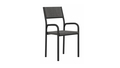 Trio Supply House Office Visiting Chair with metal frame, Black - Autonomous.ai