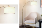 Image aout Logen Led Floor Lamp by Brightech Brass 6