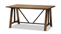 Skyline Décor Nico Metal Distressed Wood Table - Autonomous.ai