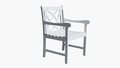 outdoor-4-piece-wood-patio-dining-set-with-4ft-bench-armchair-white - Autonomous.ai