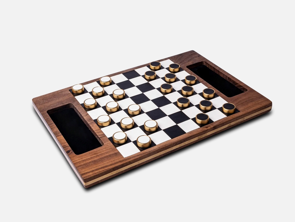 Maztermind Deluxe Magnetic Wooden Checker