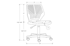 trio-supply-house-office-chair-juvenile-black-base-on-castors-armless-white