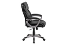 skyline-decor-leathersoft-executive-swivel-office-chair-padded-arms-black