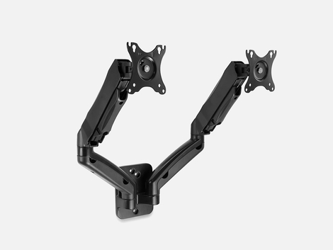 Mount-It! Dual Arm Monitor Wall Mount