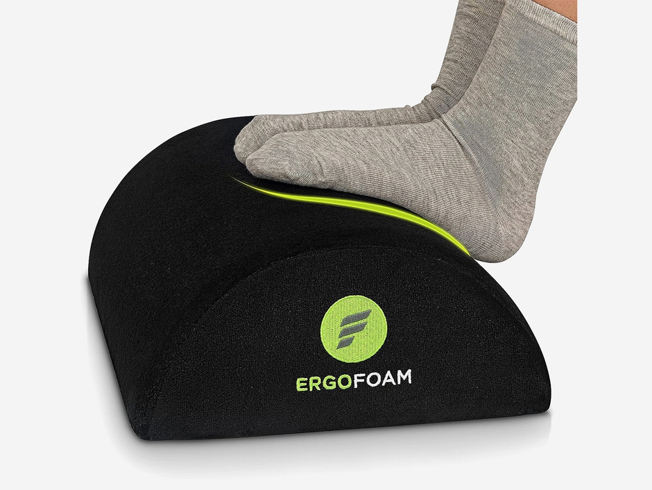 ErgoFoam Foot Rest Under Desk: Tall