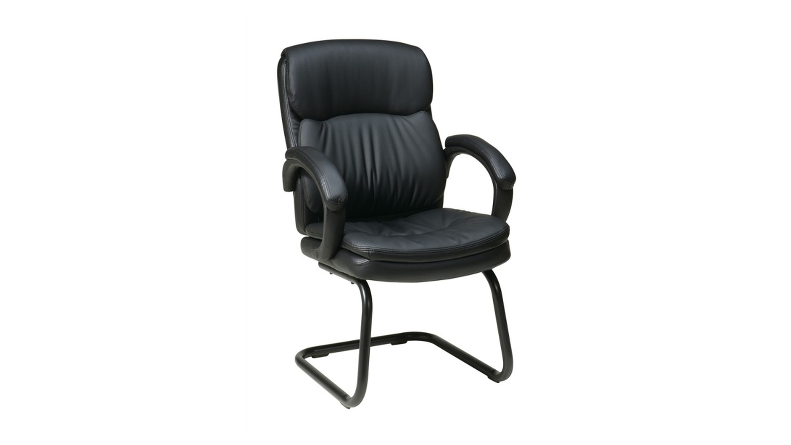 Trio Supply House Bonded Leather Chair with Padded Arms