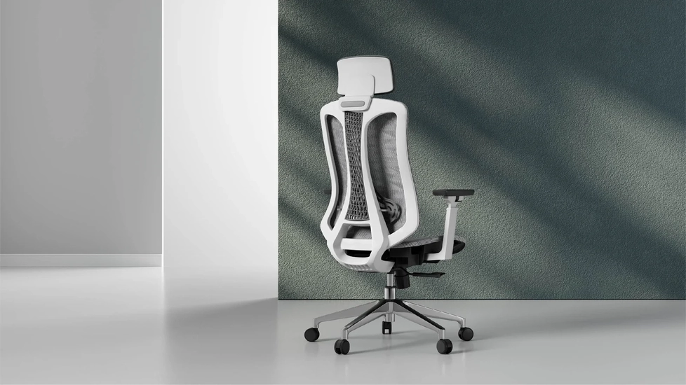 Logicfox Ergonomic Office Chair: Saddle-shaped Mesh Seat - Autonomous.ai