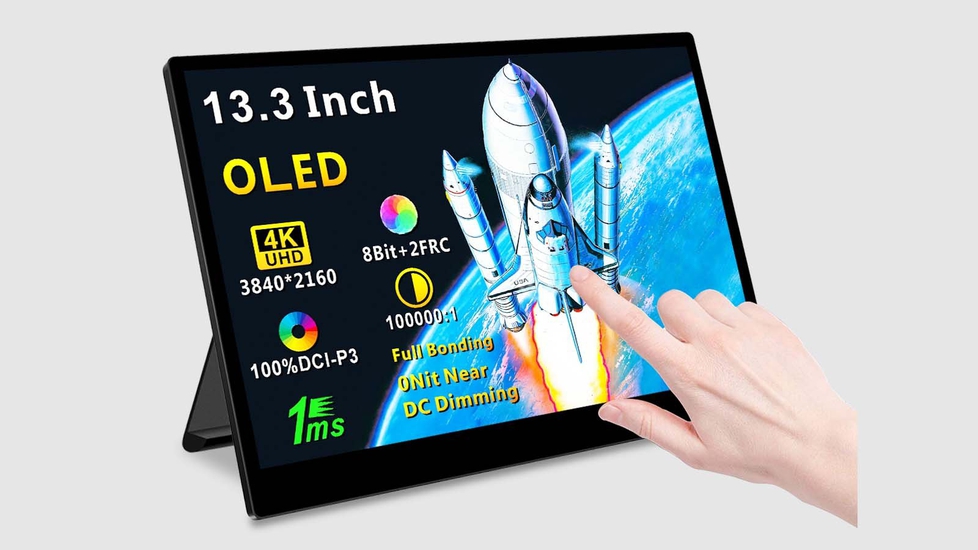 Magedok 13.3 Inch OLED 4K UHD Portable Touch Monitor - Autonomous.ai