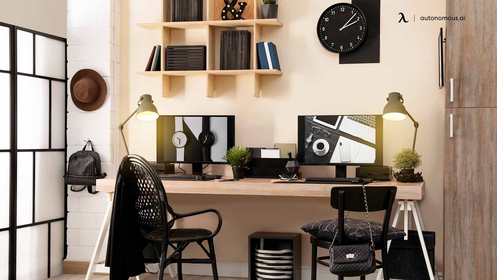 Completing An Ultimate Desk Setup for Two Computers