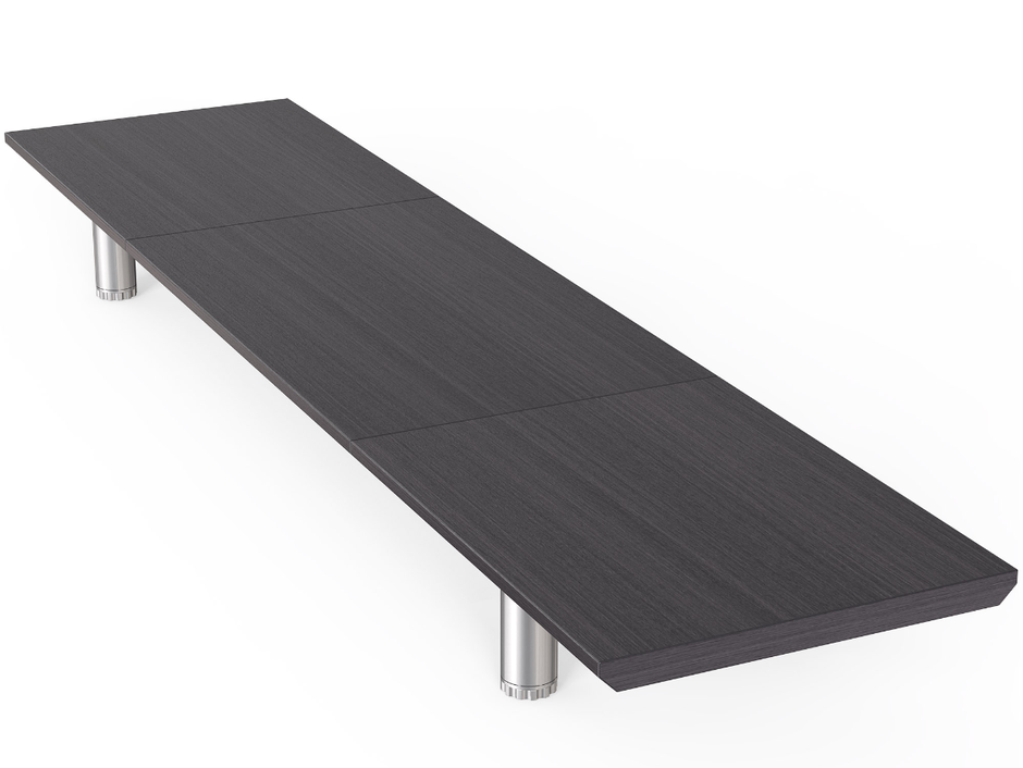 FENGE Wood & Steel 39.4 Inch Height Adjustable Monitor Riser for Desk: Home-Office