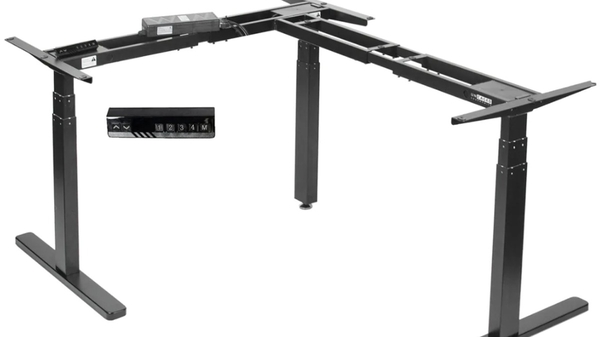 The Rise Up L-Shaped Corner Electric Standing Desk