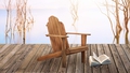 Cottage Style Outdoor Chair by Benzara - Autonomous.ai
